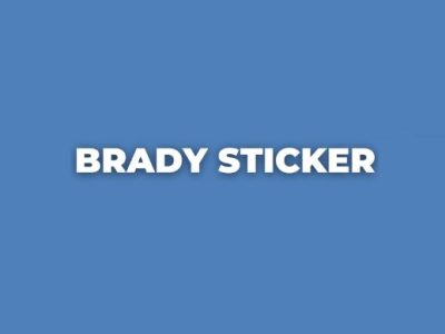 Brady Sticker